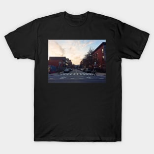 Brooklyn Sky Sunset Street Aesthetic T-Shirt